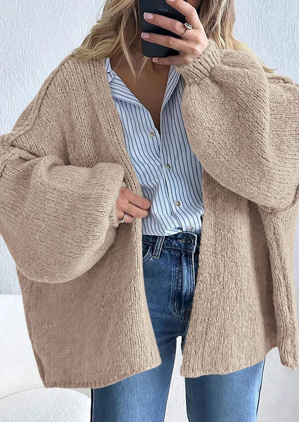 Oversized Cardigan Sweater