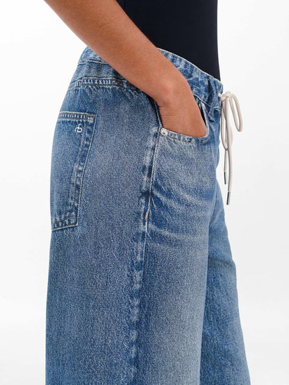 Drawstring Wide-Leg Pants
