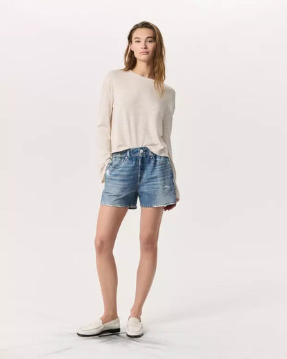 Denim Sweatshorts