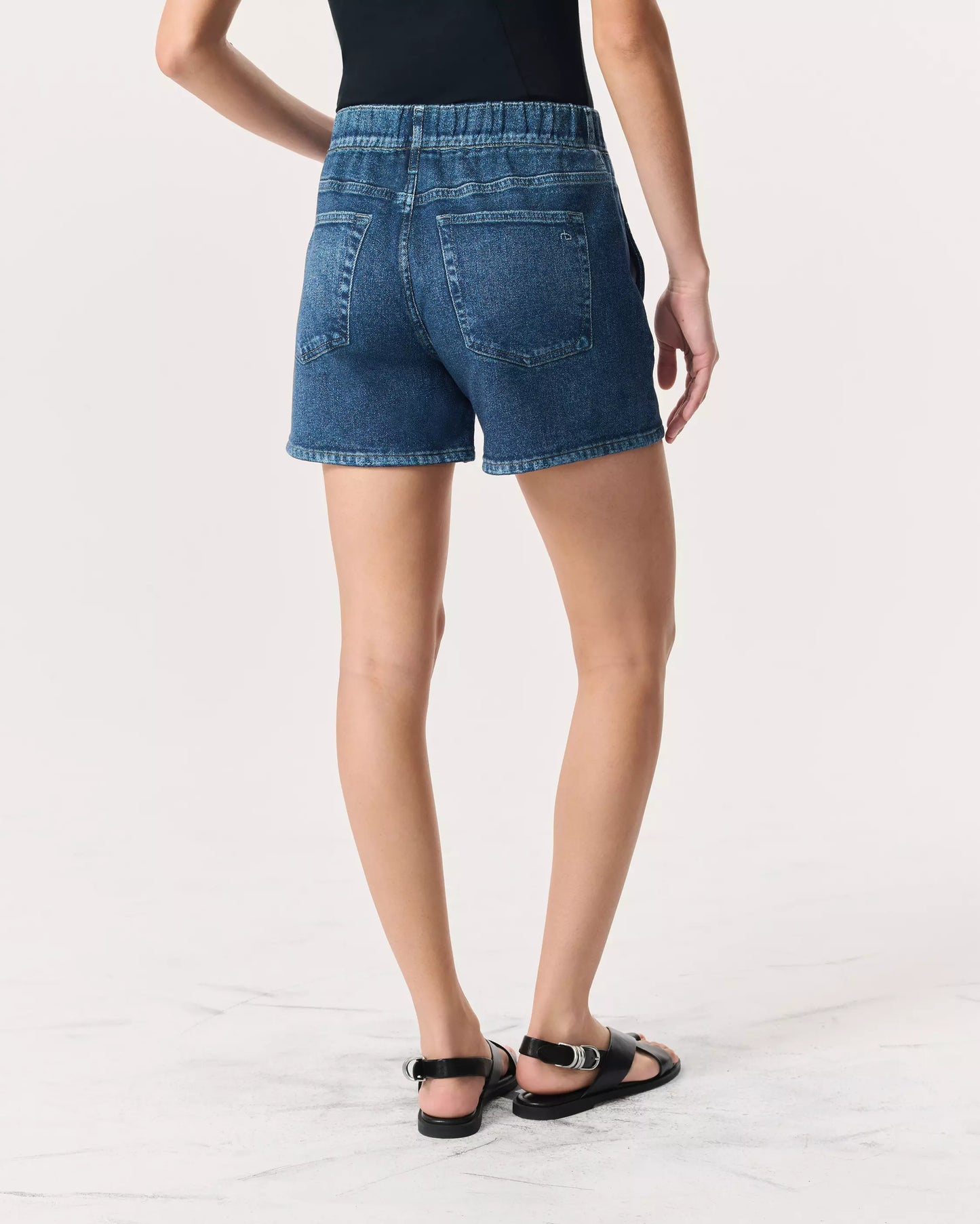 Denim Sweatshorts