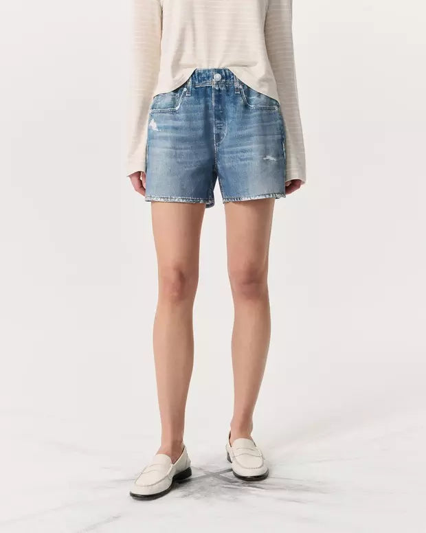 Denim Sweatshorts
