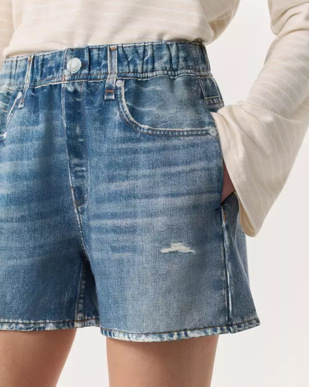 Denim Sweatshorts