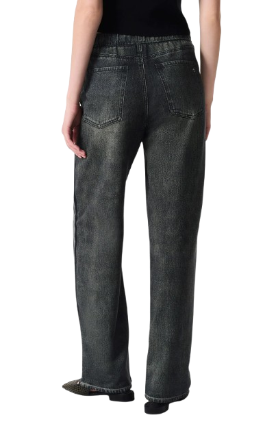 Two-Stripe Sweatpant Jeans