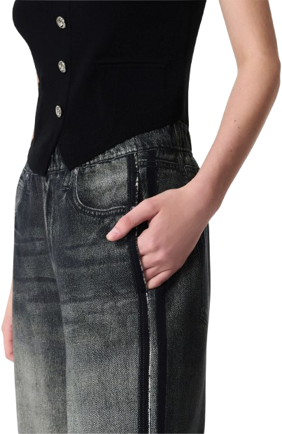 Two-Stripe Sweatpant Jeans