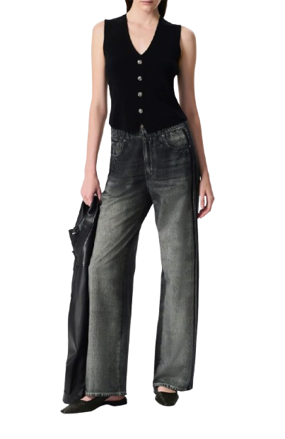 Two-Stripe Sweatpant Jeans