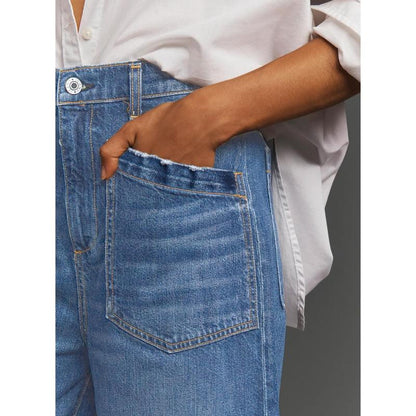 Cropped Wide Leg Jeans