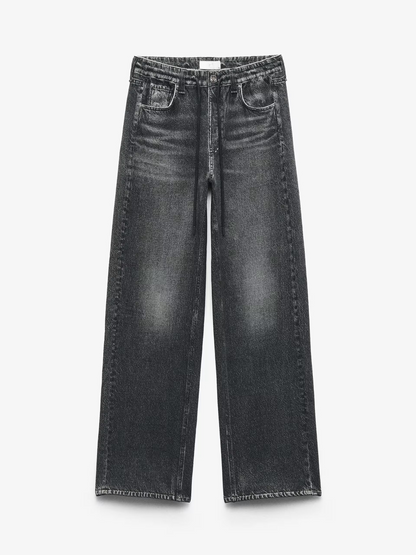 Drawstring Wide-Leg Pants